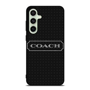 COACH NEW YORK LOGO BLACK Samsung Galaxy S24 FE Case Cover