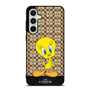 COACH NEW YORK LOGO TWEETY BIRD Samsung Galaxy S24 FE Case Cover COACH NEW YORK LOGO TWEETY BIRD Samsung Galaxy S24 FE Case Cover