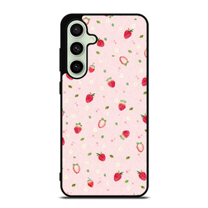 CUTE STRAWBERRY PATTERN Samsung Galaxy S24 FE Case Cover