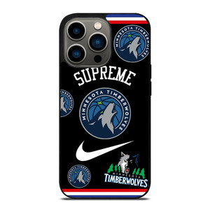 MINNESOTA TIMBERWOLVES NBA X SUPREME NIKE iPhone 13 Pro Case Cover MINNESOTA TIMBERWOLVES NBA X SUPREME NIKE iPhone 13 Pro Case Cover