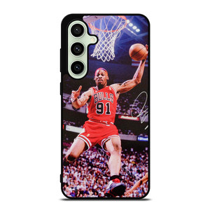 DENNIS RODMAN CHICAGO BULLS NBA Samsung Galaxy S24 FE Case Cover DENNIS RODMAN CHICAGO BULLS NBA Samsung Galaxy S24 FE Case Cover
