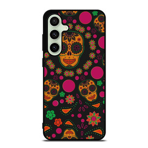 DIA DE LOS MUERTOS PATTERN Samsung Galaxy S24 FE Case Cover