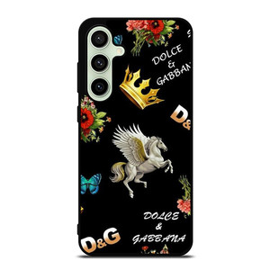 DOLCE AND GABBANA LUXURY PATTERN Samsung Galaxy S24 FE Case Cover