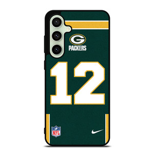 GREEN BAY PACKERS AARON RODGERS 12 NFL NIKE Samsung Galaxy S24 FE Case Cover GREEN BAY PACKERS AARON RODGERS 12 NFL NIKE Samsung Galaxy S24 FE Case Cover