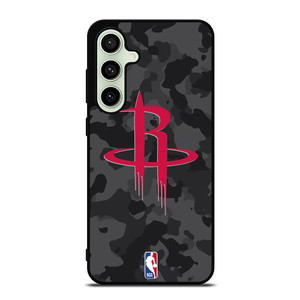 HOUSTON ROCKETS BLACK CAMO Samsung Galaxy S24 FE Case Cover