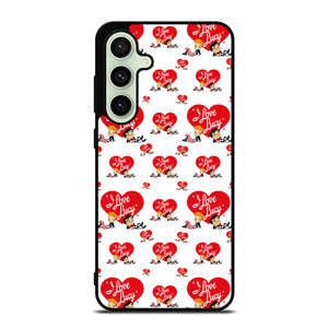 I LOVE LUCY CARTOON PATTERN Samsung Galaxy S24 FE Case Cover