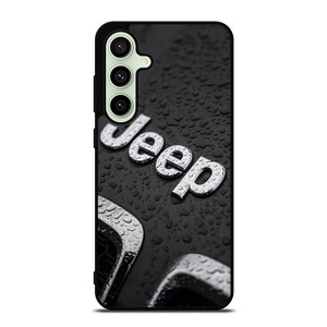 JEEP CAR LOGO UNDER RAIN Samsung Galaxy S24 FE Case Cover