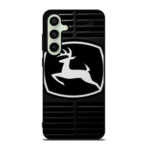 JOHN DEERE TRACTOR LOGO BLACK Samsung Galaxy S24 FE Case Cover