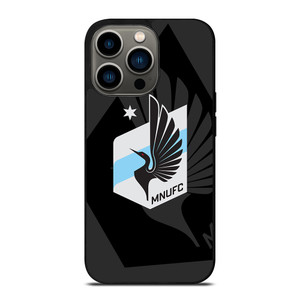 MINNESOTA UNITED FC MLS BLACK iPhone 13 Pro Case Cover