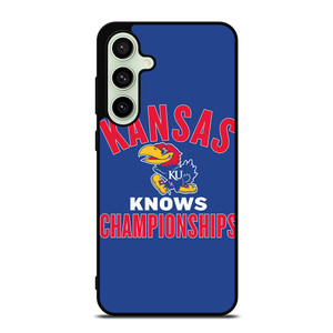 KANSAS JAYHAWKS BASKETBALL CHAMPIONS Samsung Galaxy S24 FE Case Cover