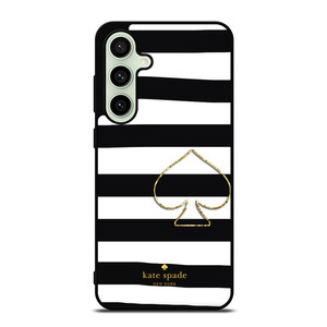 KATE SPADE NEW YORK BLACK STRIPES Samsung Galaxy S24 FE Case Cover