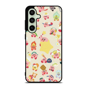 KIRBY CUTE PATTERN Samsung Galaxy S24 FE Case Cover