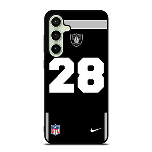 LAS VEGAS RAIDERS JOSH JACOBS 28 NFL NIKE Samsung Galaxy S24 FE Case Cover
