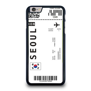 FLIGHT TICKETS SEOUL SOUTH KOREA iPhone 6 / 6S Plus Case Cover