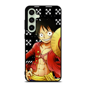 LUFFY OFF WHITE 2 Samsung Galaxy S24 FE Case Cover