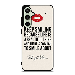 MARILYN MONROE QUOTES Samsung Galaxy S24 FE Case Cover