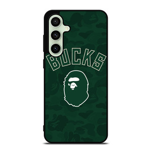 MILWAUKEE BUCKS X BAPE CAMO Samsung Galaxy S24 FE Case Cover