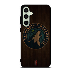 MINNESOTA TIMBERWOLVES BASKETBALL COURT NBA Samsung Galaxy S24 FE Case Cover