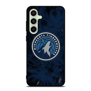 MINNESOTA TIMBERWOLVES BASKETBALL NBA FIRE Samsung Galaxy S24 FE Case Cover