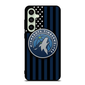 MINNESOTA TIMBERWOLVES NBA USA FLAG Samsung Galaxy S24 FE Case Cover