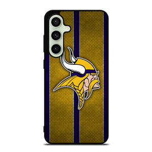 MINNESOTA VIKINGS NFL METAL STRIPE Samsung Galaxy S24 FE Case Cover