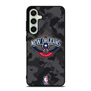 NEW ORLEANS PELICANS BLACK CAMO Samsung Galaxy S24 FE Case Cover