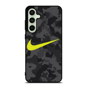 NIKE SWOOSH BLACK CAMO Samsung Galaxy S24 FE Case Cover