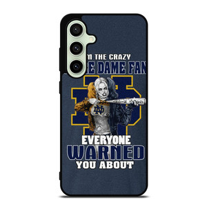 NOTRE DAME FIGHTING HARLEY QUINN Samsung Galaxy S24 FE Case Cover