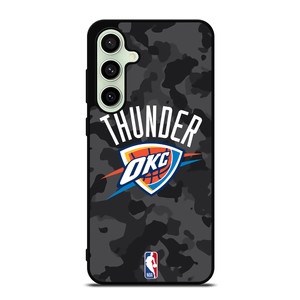 OKLAHOMA CITY THUNDER BLACK CAMO Samsung Galaxy S24 FE Case Cover