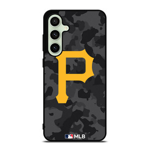 PITTSBURGH PIRATES BASEBALL BLACK CAMO Samsung Galaxy S24 FE Case Cover