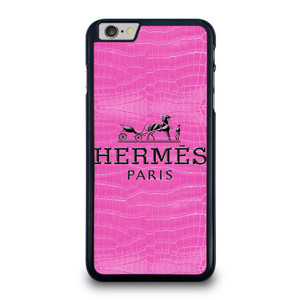 HERMES PARIS PINK LEATHER iPhone 6 / 6S Plus Case Cover