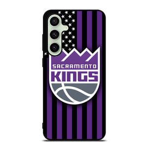 SACRAMENTO KINGS NBA USA FLAG Samsung Galaxy S24 FE Case Cover