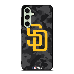SAN DIEGO PADRES BASEBALL BLACK CAMO Samsung Galaxy S24 FE Case Cover