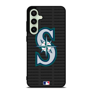 SEATTLE MARINERS BASEBALL BLACK Samsung Galaxy S24 FE Case Cover