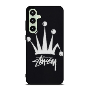 STUSSY FUZZY REGAL CROWN Samsung Galaxy S24 FE Case Cover