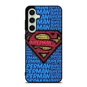 SUPERMAN TYPOGRAPHY LOGO Samsung Galaxy S24 FE Case Cover