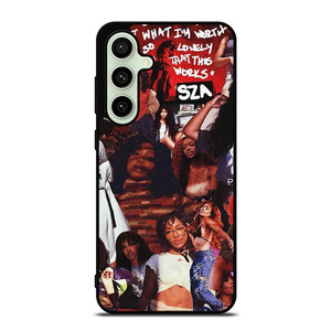 SZA SINGER COLLAGE Samsung Galaxy S24 FE Case Cover SZA SINGER COLLAGE Samsung Galaxy S24 FE Case Cover