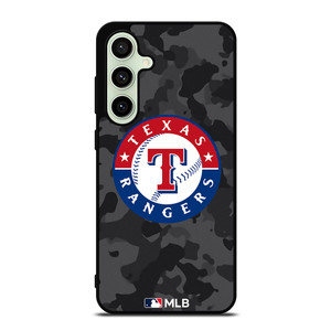 TEXAS RANGERS BASEBALL BLACK CAMO Samsung Galaxy S24 FE Case Cover