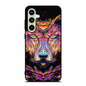WOLF TRIPPY ART Samsung Galaxy S24 FE Case Cover