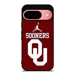 AIR JORDAN OKLAHOMA SOONERS UNIVERSITY FOOTBALL TEAM LOGO Google Pixel 9 Case Cover