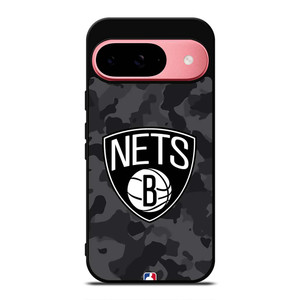 BROOKLYN NETS BLACK CAMO Google Pixel 9 Case Cover BROOKLYN NETS BLACK CAMO Google Pixel 9 Case Cover