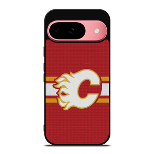 CALGARY FLAMES HOCKEY TEAM LOGO Google Pixel 9 Case Cover CALGARY FLAMES HOCKEY TEAM LOGO Google Pixel 9 Case Cover