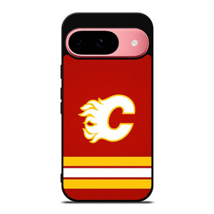CALGARY FLAMES LOGO NHL HOCKEY TEAM ICON Google Pixel 9 Case Cover CALGARY FLAMES LOGO NHL HOCKEY TEAM ICON Google Pixel 9 Case Cover