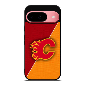 CALGARY FLAMES NHL HOCKEY LOGO Google Pixel 9 Case Cover CALGARY FLAMES NHL HOCKEY LOGO Google Pixel 9 Case Cover