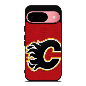 CALGARY FLAMES NHL HOCKEY TEAM LOGO Google Pixel 9 Case Cover CALGARY FLAMES NHL HOCKEY TEAM LOGO Google Pixel 9 Case Cover