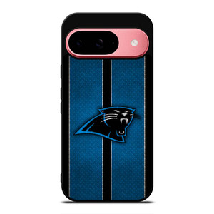 CAROLINA PANTHERS NFL METAL STRIPE Google Pixel 9 Case Cover CAROLINA PANTHERS NFL METAL STRIPE Google Pixel 9 Case Cover