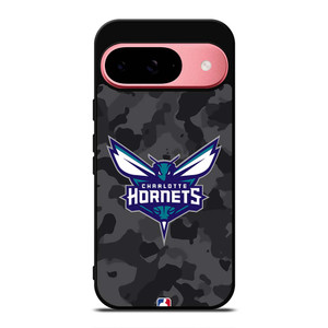 CHARLOTTE HORNETS BLACK CAMO Google Pixel 9 Case Cover