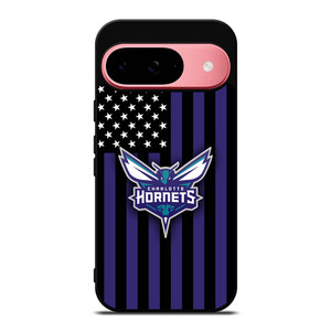 CHARLOTTE HORNETS NBA USA FLAG Google Pixel 9 Case Cover CHARLOTTE HORNETS NBA USA FLAG Google Pixel 9 Case Cover