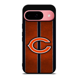 CHICAGO BEARS NFL METAL STRIPE Google Pixel 9 Case Cover CHICAGO BEARS NFL METAL STRIPE Google Pixel 9 Case Cover