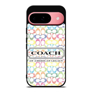 COACH NEW YORK LOGO AMERICAN LEGACY COLORFUL PATTERN Google Pixel 9 Case Cover COACH NEW YORK LOGO AMERICAN LEGACY COLORFUL PATTERN Google Pixel 9 Case Cover